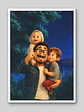 Cuadro Retrato Personalizado Papá Estilo Película Pixar - Miniatura 2