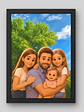 Cuadro Retrato Personalizado Papá Estilo Película Pixar - Miniatura 3