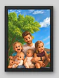 Cuadro Retrato Personalizado Papá Estilo Película Pixar - Miniatura 7