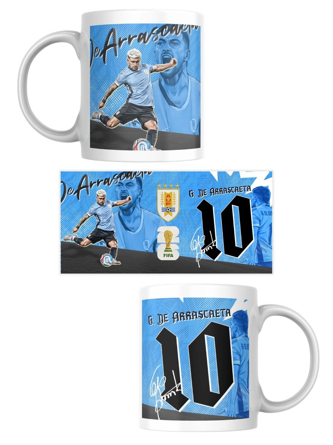 Tazón Colección Estrellas del Fútbol  11
