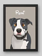 Cuadro Retrato Personalizado Mascotas Estilo Película Disney - Miniatura 7