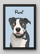 Cuadro Retrato Personalizado Mascotas Estilo Película Disney - Miniatura 9