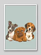 Cuadro Retrato Personalizado Mascotas Estilo Película Disney - Miniatura 22
