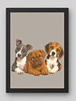Cuadro Retrato Personalizado Mascotas Estilo Película Disney - Miniatura 23