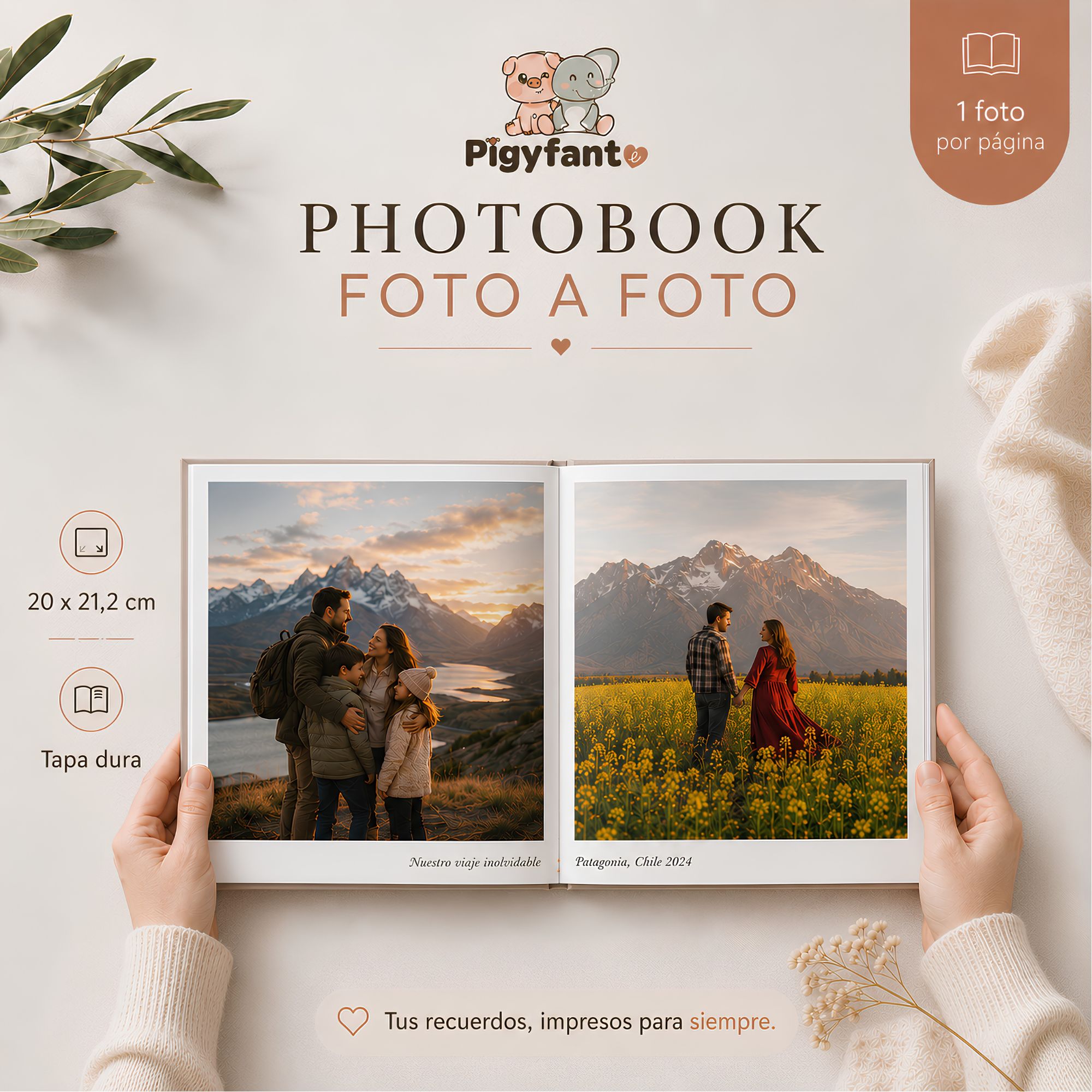 Photobook Foto a Foto — Álbum fotográfico tapa dura 2