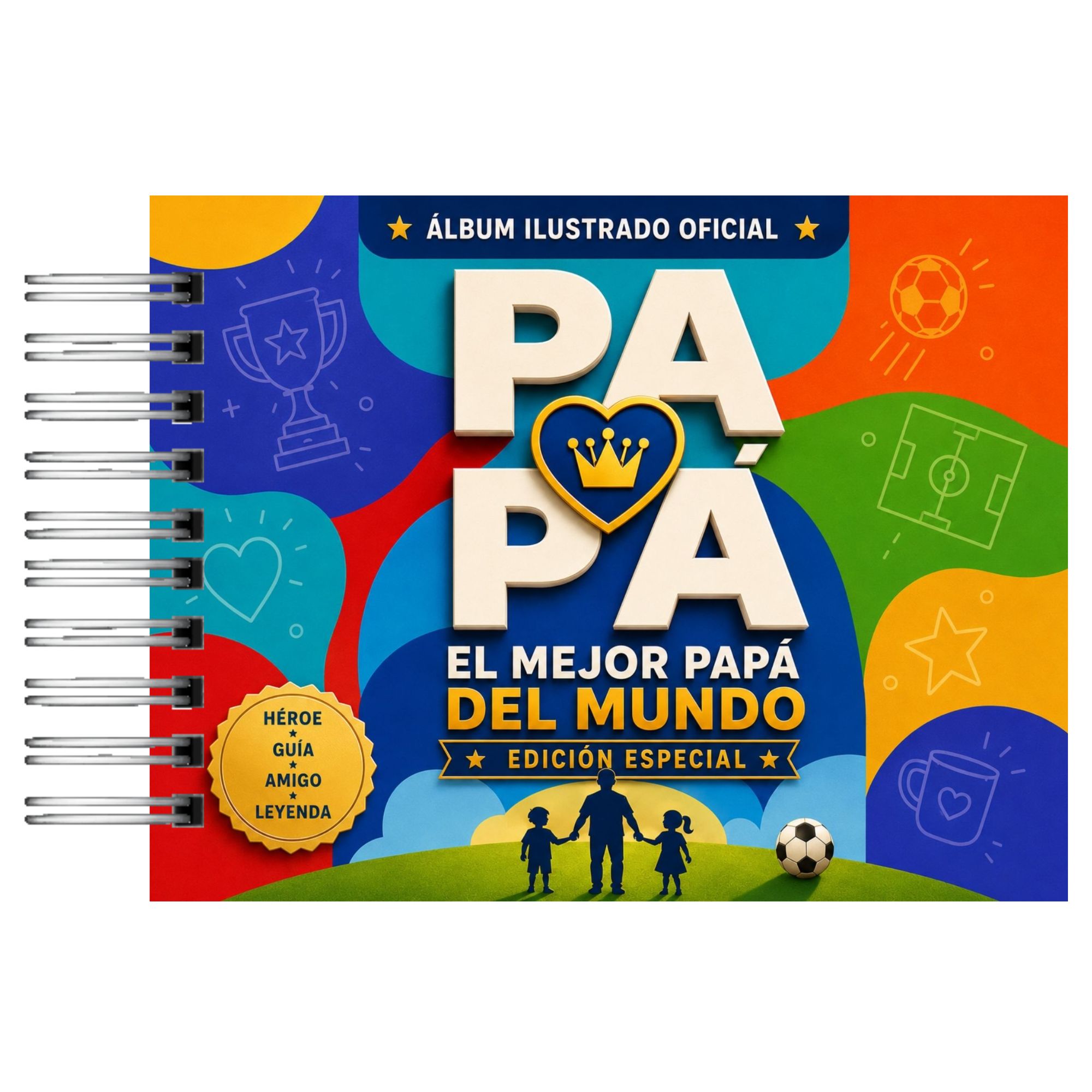 Álbum de Fotos Papá Edición Mundial 2026 2