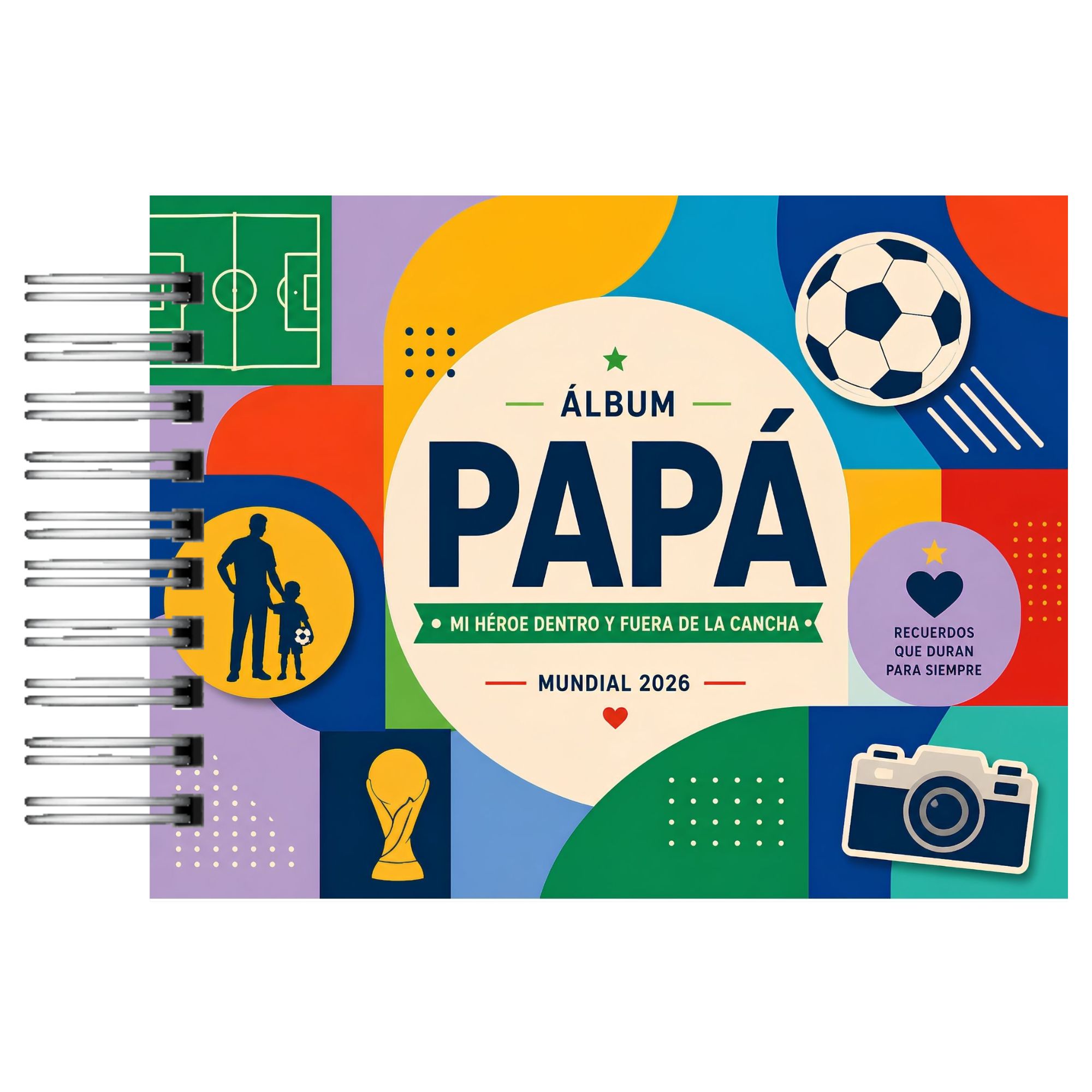 Álbum de Fotos Papá Edición Mundial 2026 3