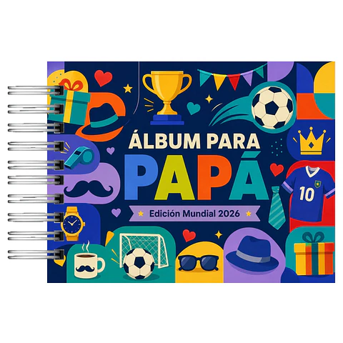 Álbum de Fotos Papá Edición Mundial 2026
