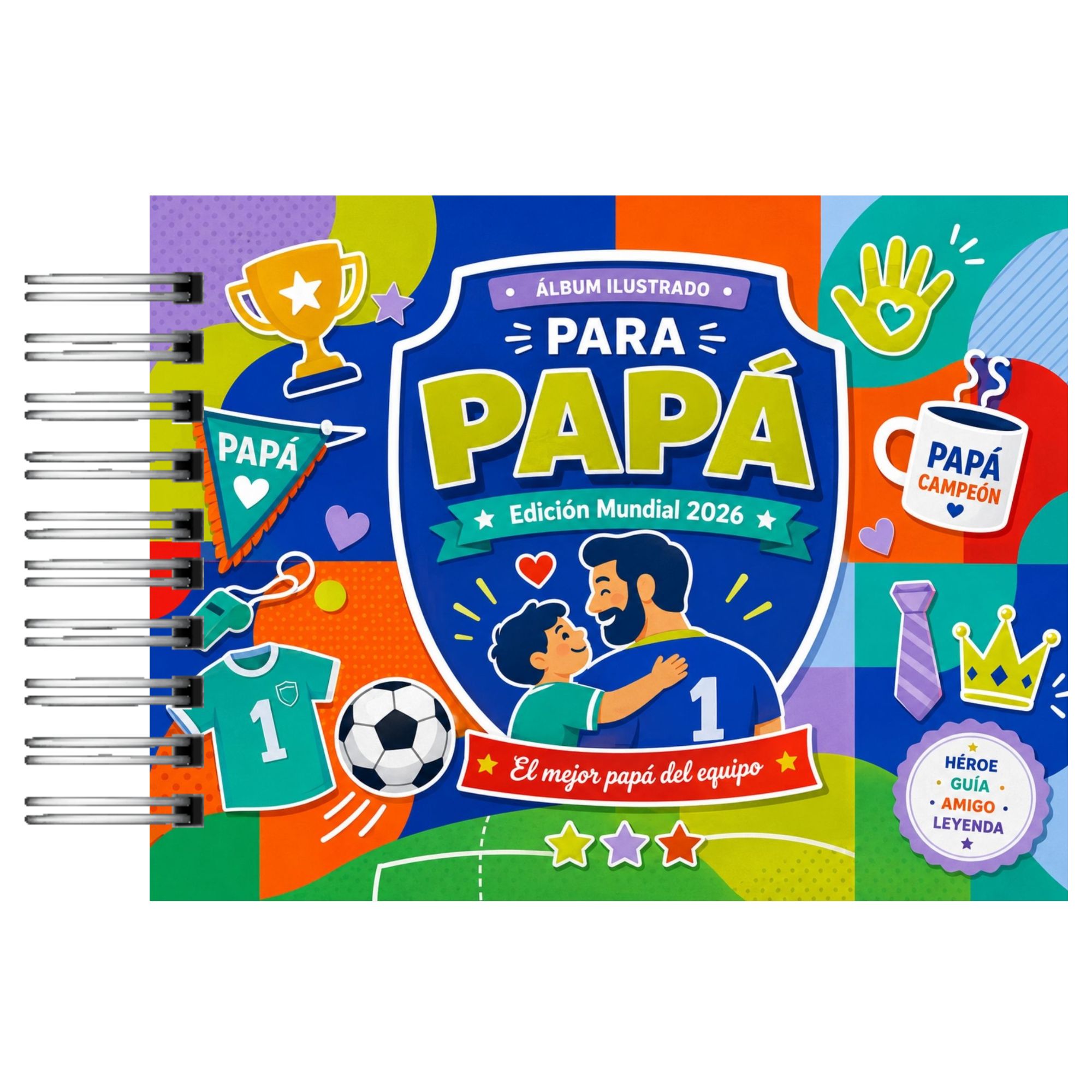 Álbum de Fotos Papá Edición Mundial 2026 4