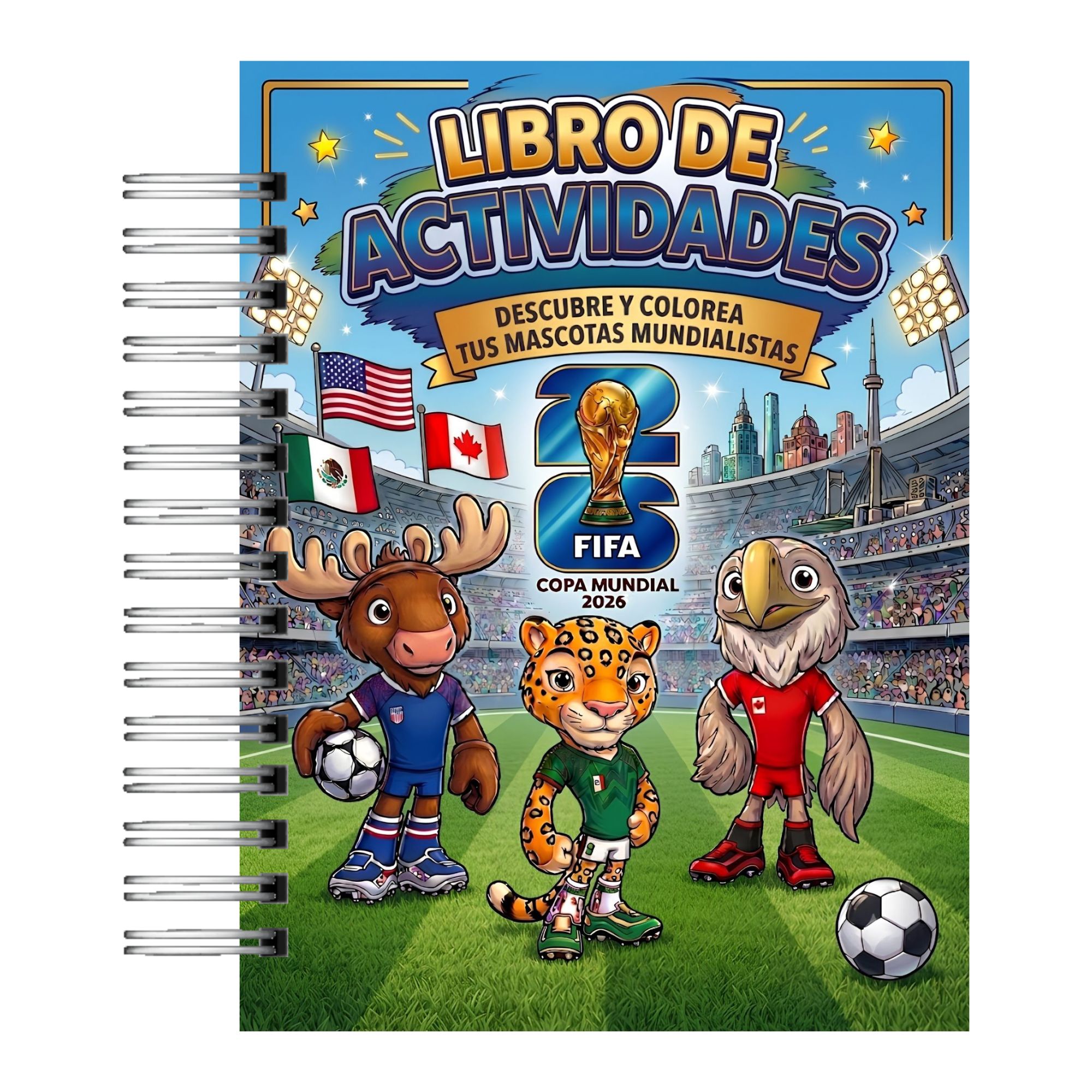 Libro de Actividades Mascotas Mundialistas 2026 1