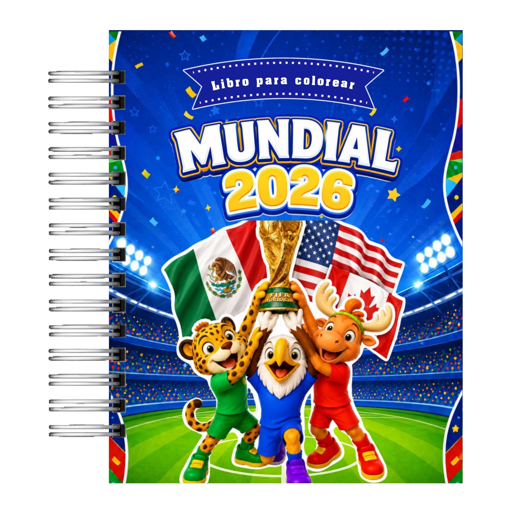 Libro para Colorear del Mundial 2026 1
