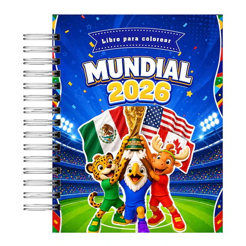 Libro para Colorear del Mundial 2026