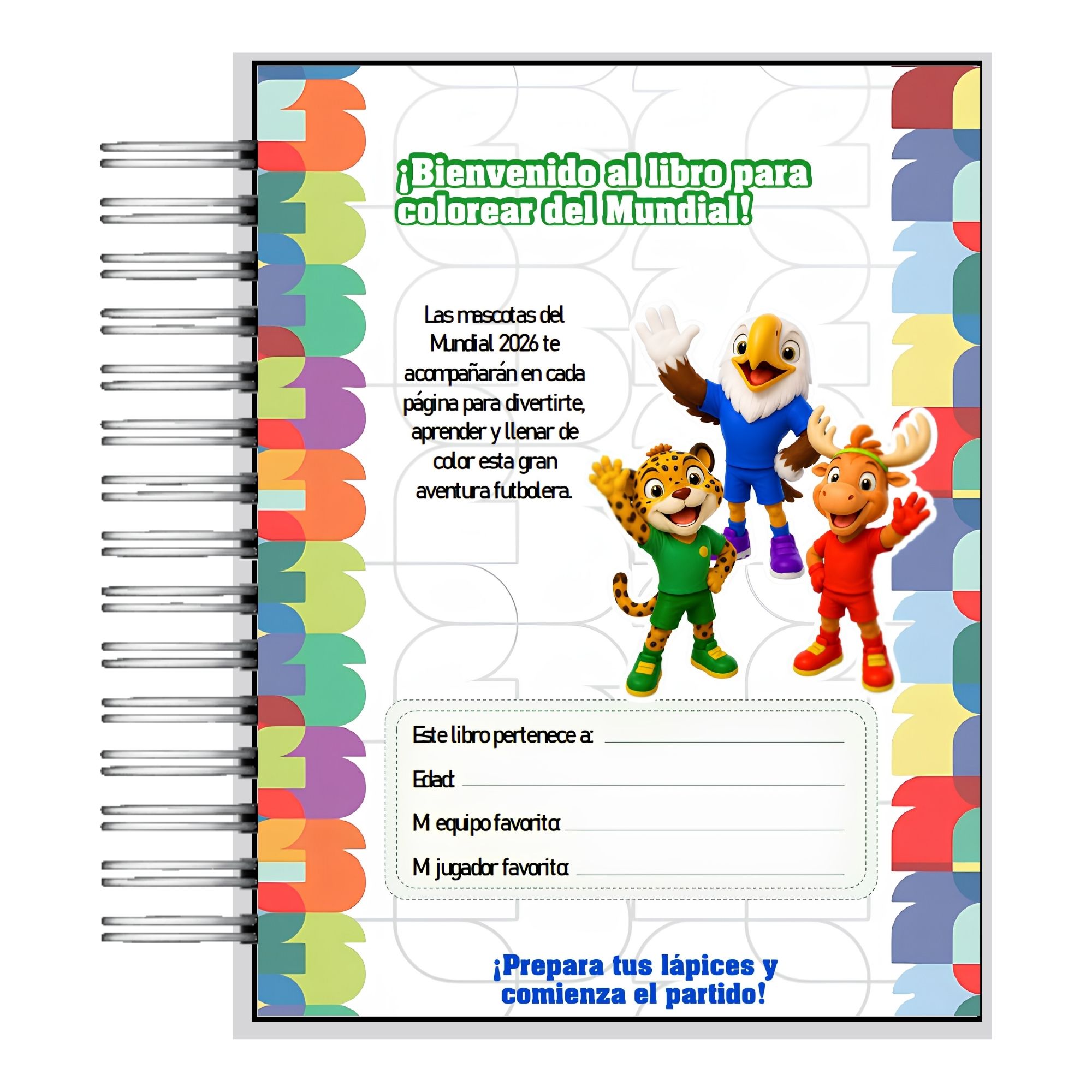 Libro para Colorear del Mundial 2026 2