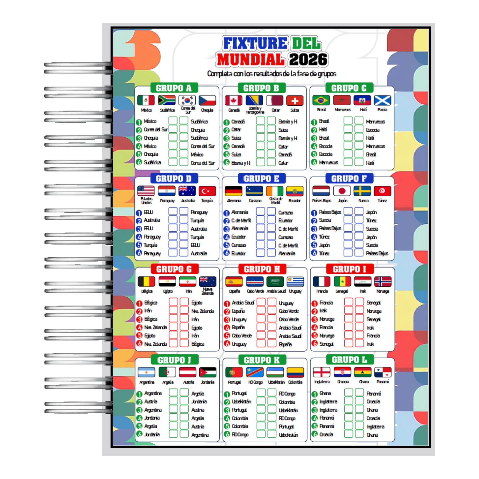 Libro para Colorear del Mundial 2026 5