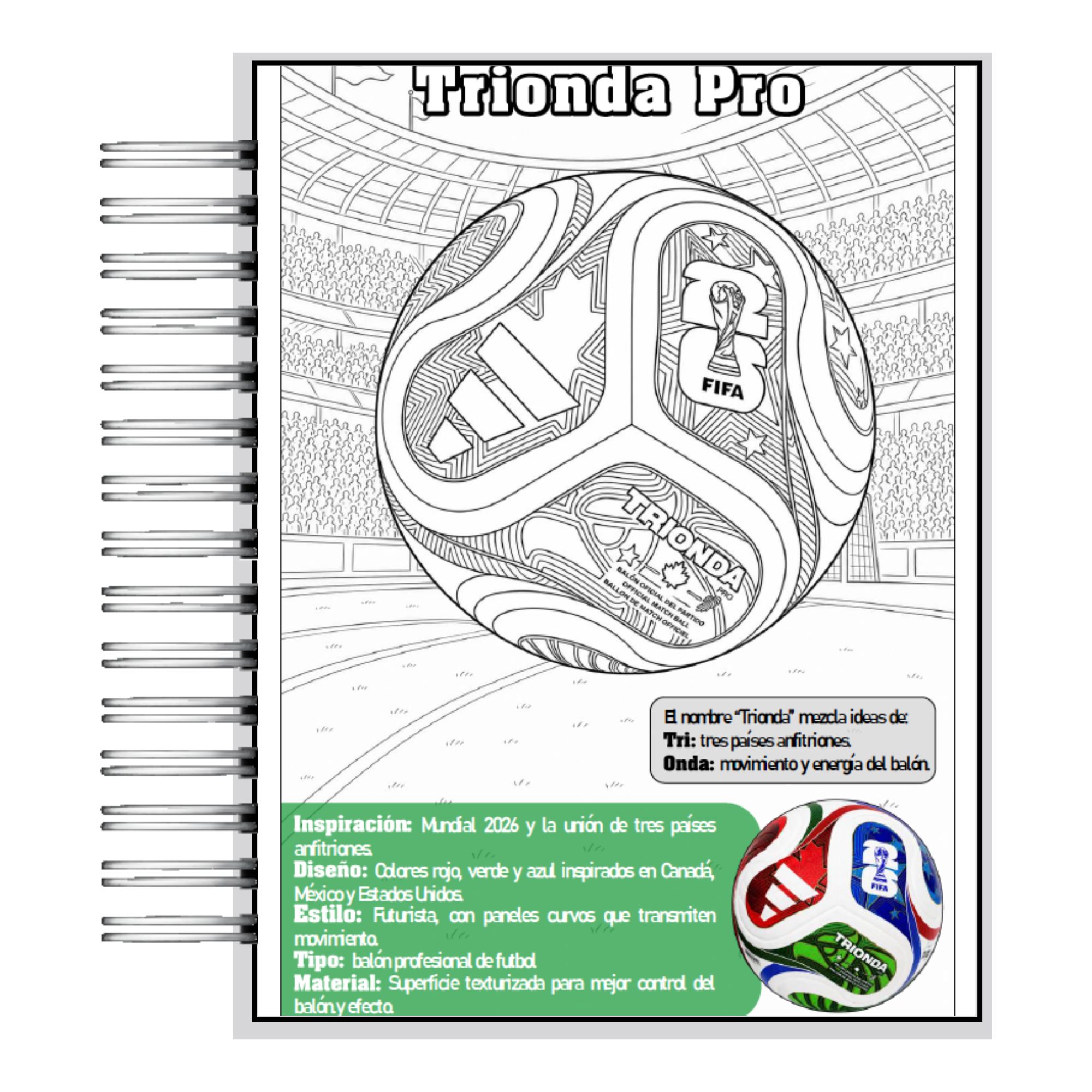 Libro para Colorear del Mundial 2026 6