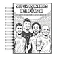 Libro para Colorear Superestrellas del Fútbol - Miniatura 2