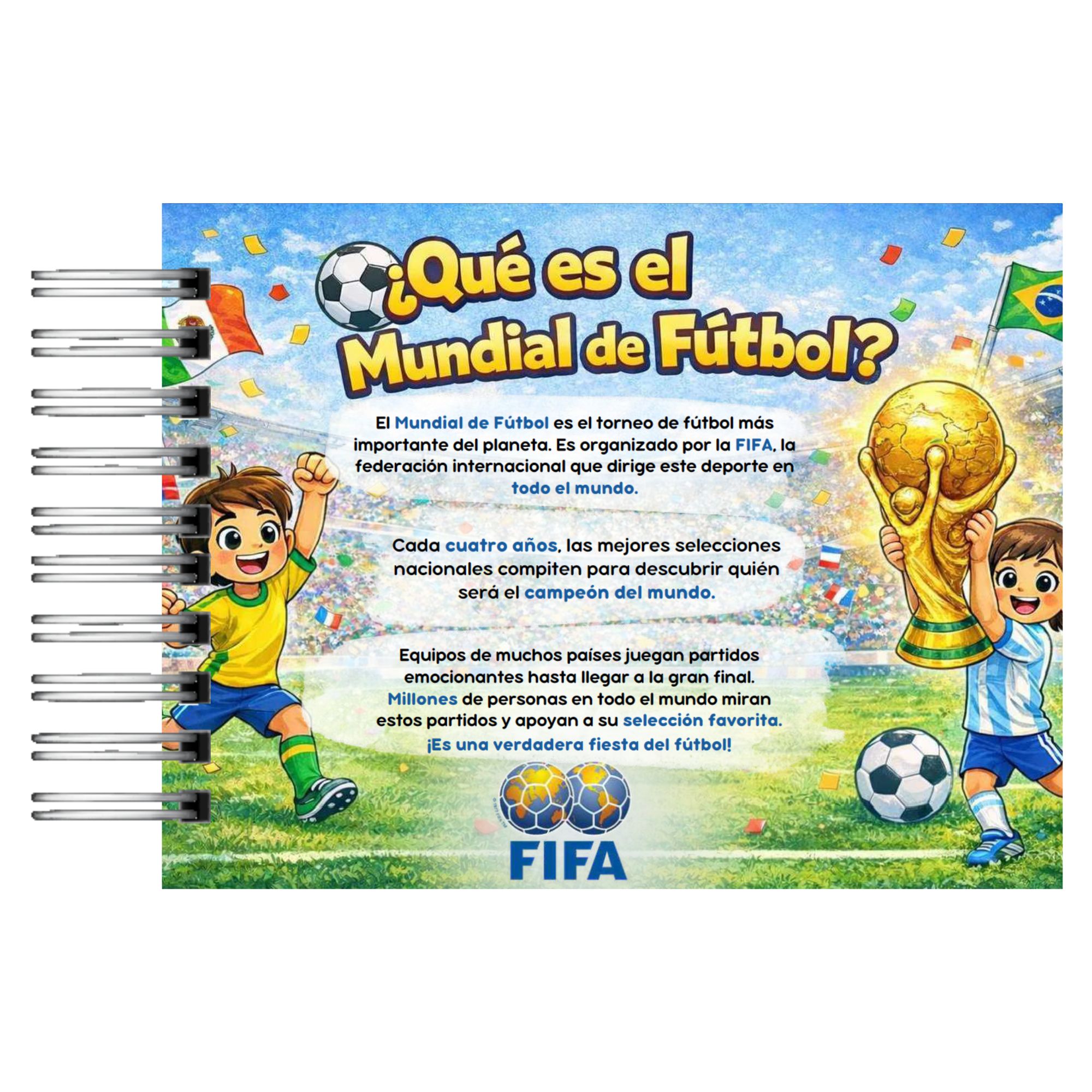 Libro para Colorear Historia de los Mundiales de Fútbol 3