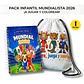 Pack Infantil Mundialista 2026 - Libro de Actividades + Mochila tipo Morral - Miniatura 1
