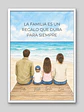 Cuadro Familiar Personalizado -Acuarela de Amor - Miniatura 4