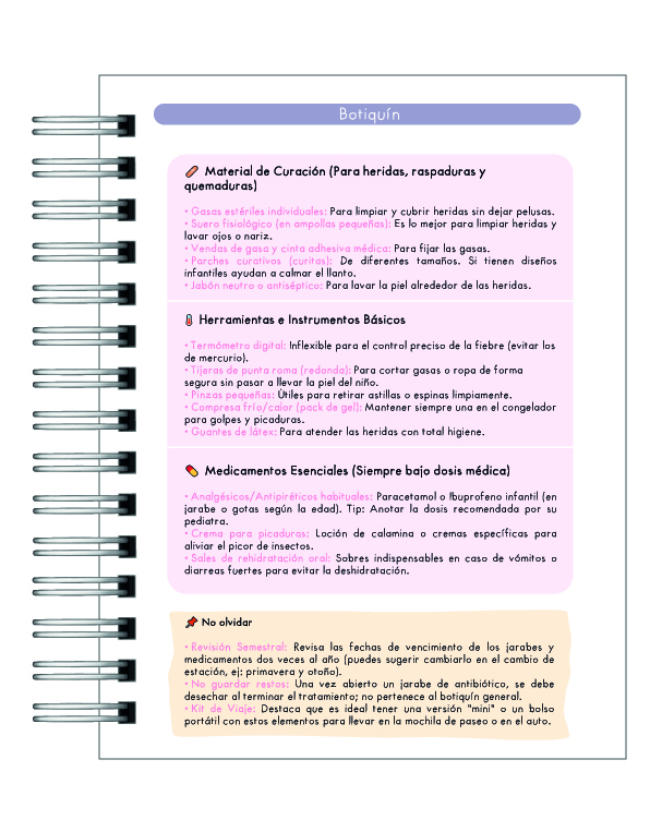 Cuaderno de Control Pediátrico Niña Aventura  7