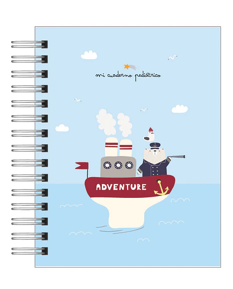 Cuaderno de Control Pediátrico Niño Aventura 