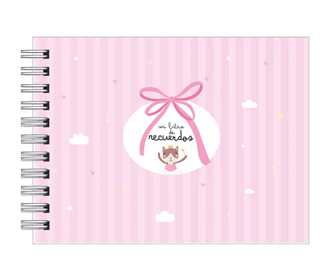 Libro de Recuerdos del Bebé Niña "Mi Primer Año"