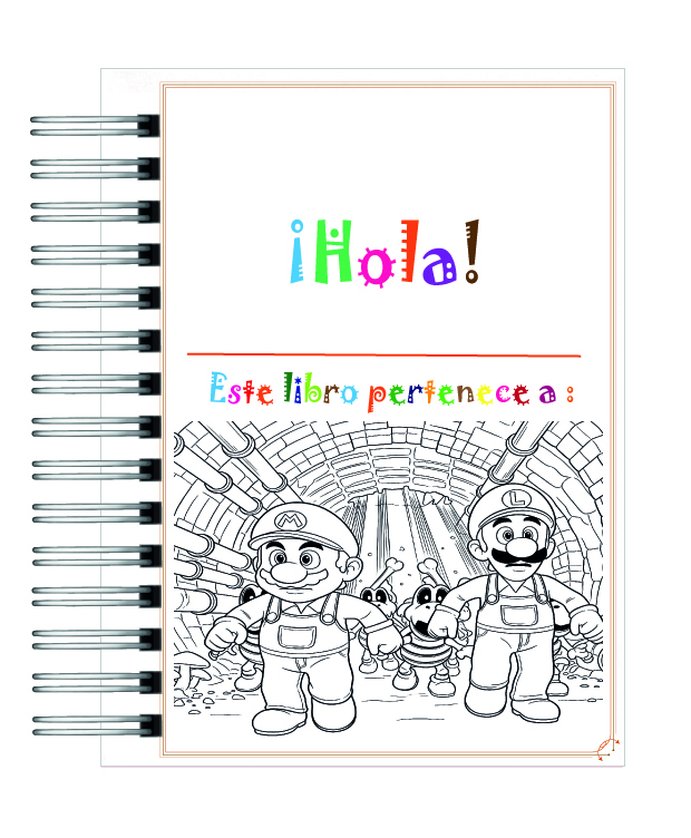 Libro para Colorear Super Mario Galaxy 2