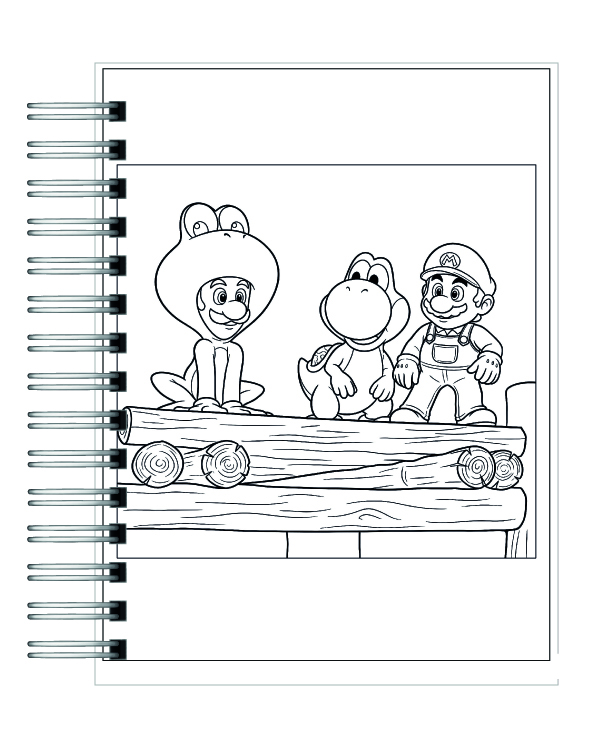 Libro para Colorear Super Mario Galaxy 5