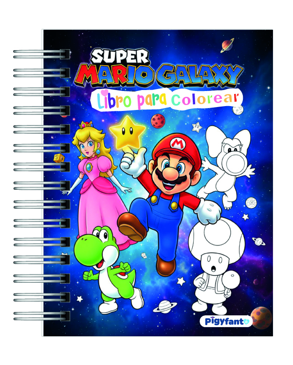 Libro para Colorear Super Mario Galaxy 1
