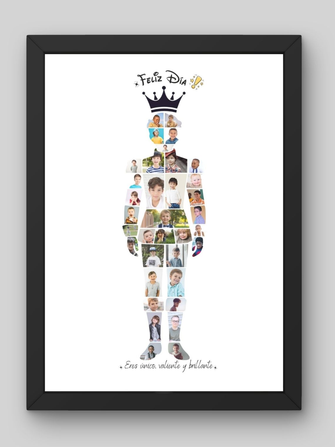 Cuadro Personalizado Príncipe Mágico con Collage de Fotos 1