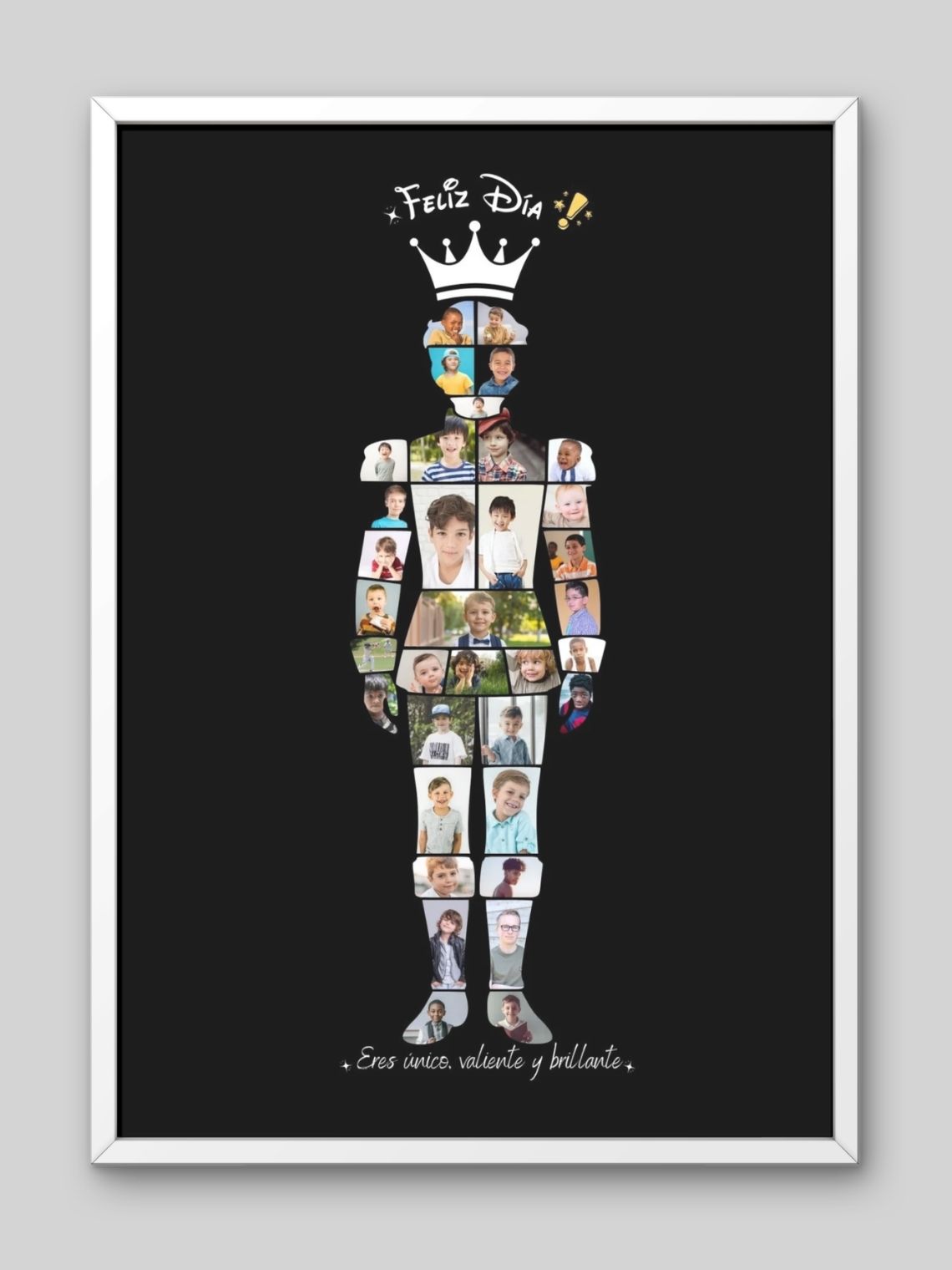 Cuadro Personalizado Príncipe Mágico con Collage de Fotos 2