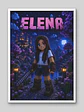 Cuadro Ilustración Personalizada  Mi Mundo Minecraft - Edición Niña - Miniatura 2