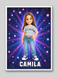 Cuadro Ilustración Personalizada Mi Avatar Roblox - Edición Niña - Miniatura 2
