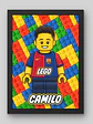 Cuadro Ilustración Personalizada Estilo Lego - Edición Niño - Miniatura 1