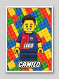 Cuadro Ilustración Personalizada Estilo Lego - Edición Niño - Miniatura 2