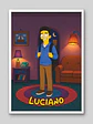 Cuadro Ilustración Personalizada Chico Simpson - Miniatura 2