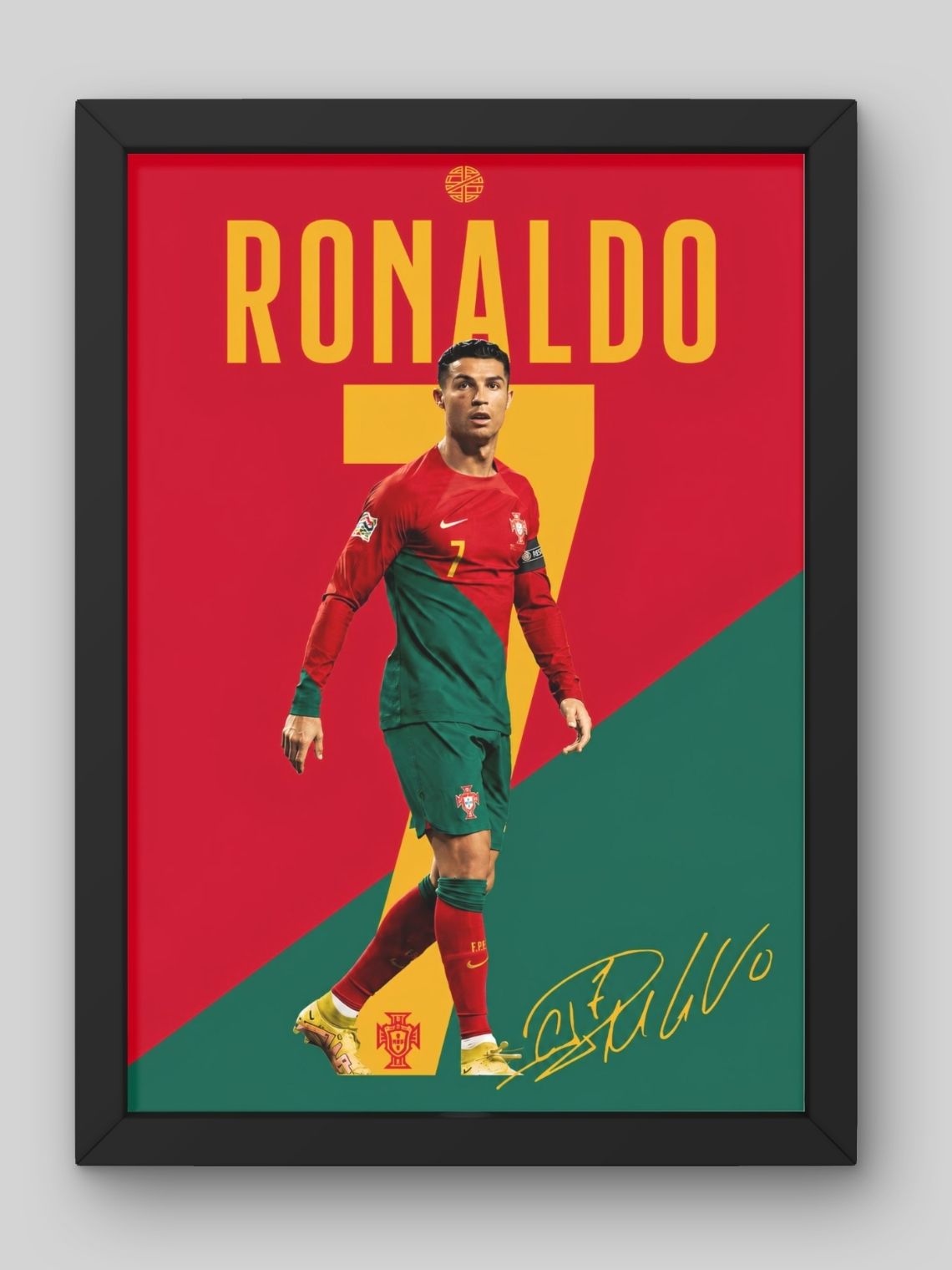Cuadro  Cristiano Ronaldo CR7 Portugal Edition 1