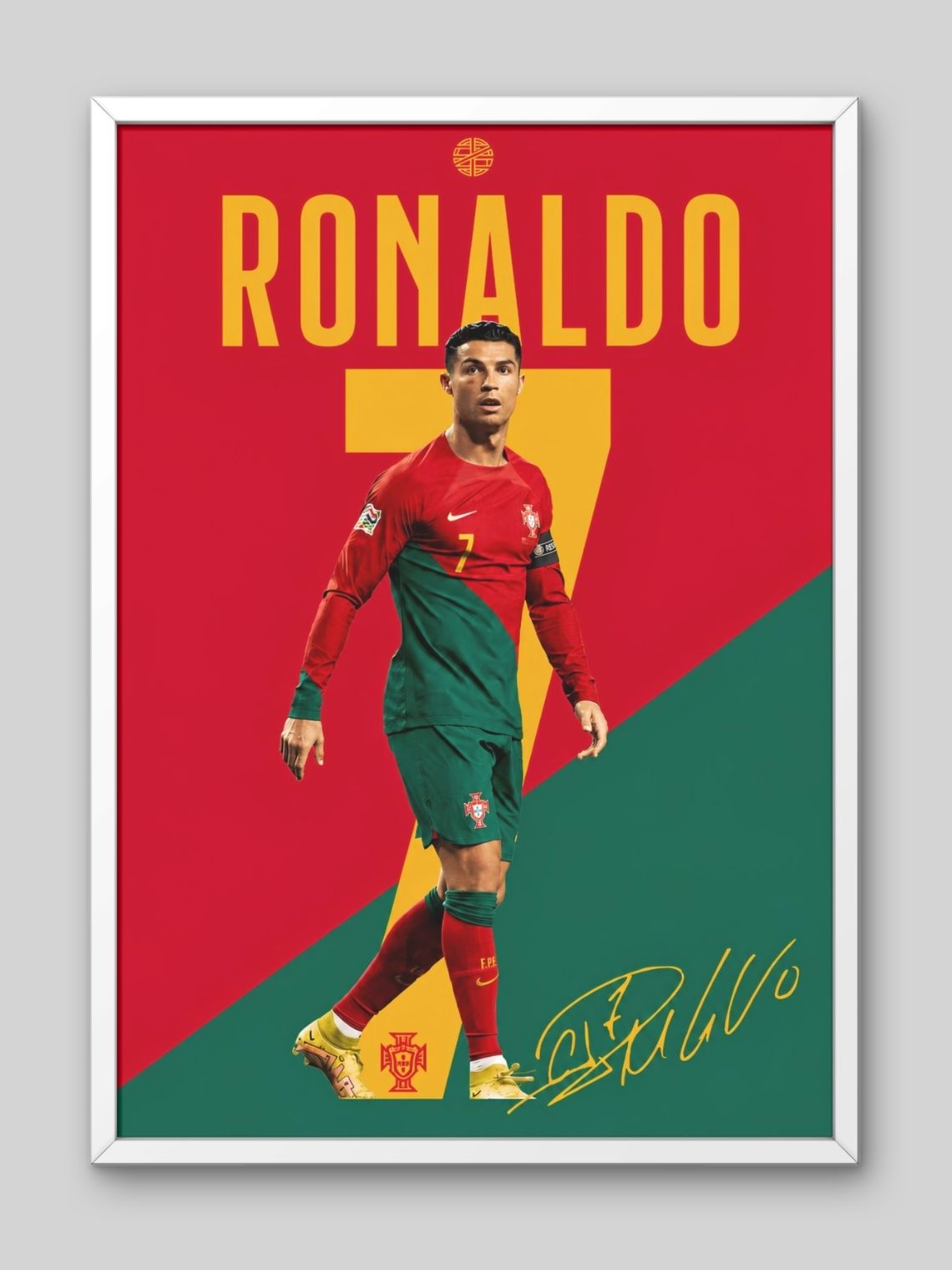 Cuadro  Cristiano Ronaldo CR7 Portugal Edition 2
