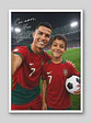 Cuadro Personalizado Mi Selfie con Cristiano Ronaldo - Miniatura 3