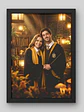 Cuadro Fotomontaje Personalizado Harry Potter: Elige cualquiera de las 4 Escuelas