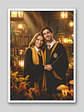 Cuadro Fotomontaje Personalizado Harry Potter: Elige cualquiera de las 4 Escuelas
