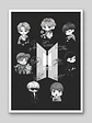 Cuadro BTS Chibi Signatures Edition - Colección Fanart - Miniatura 2