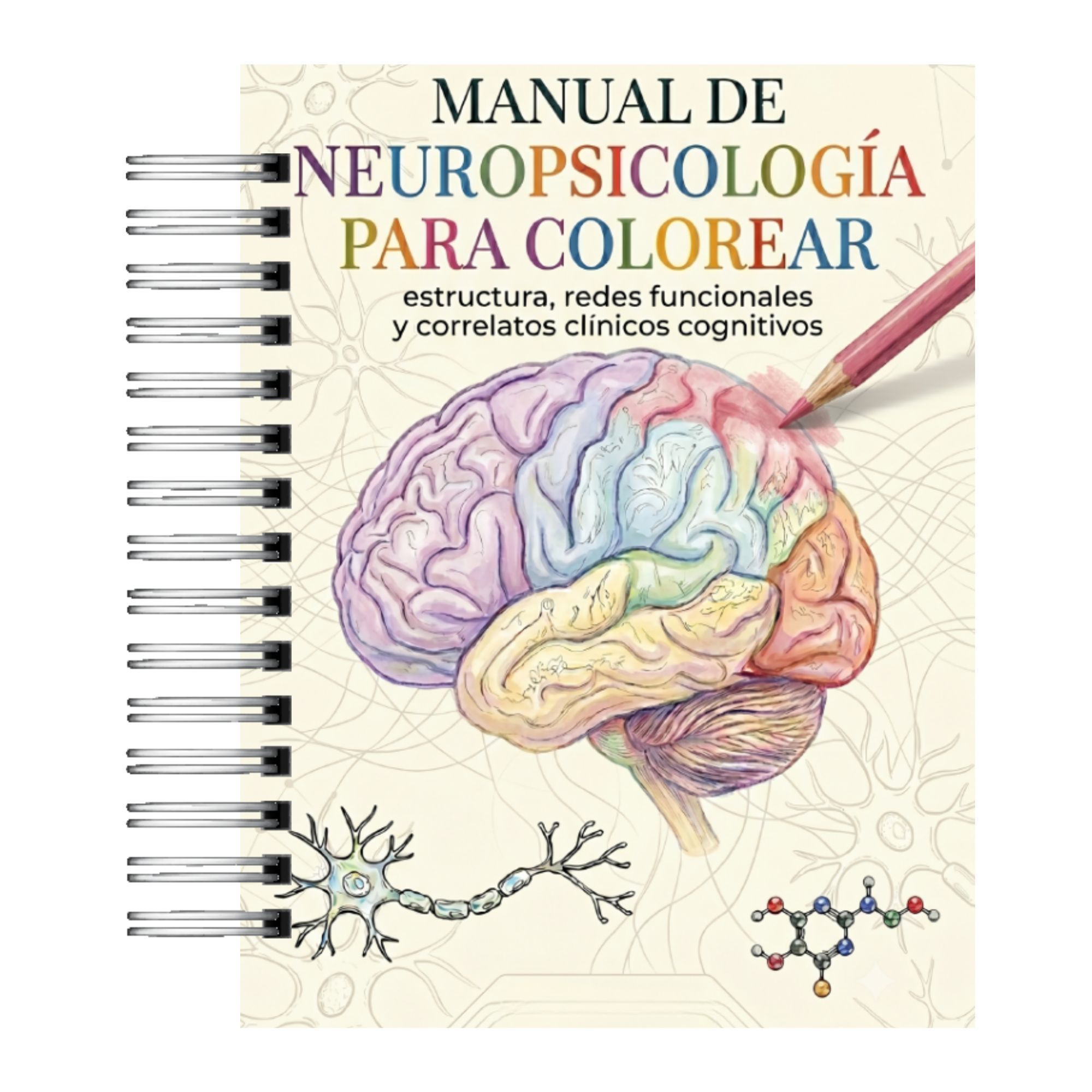 Manual de Neuropsicología para Colorear - Aprendizaje Activo y Neuroanatomía 1