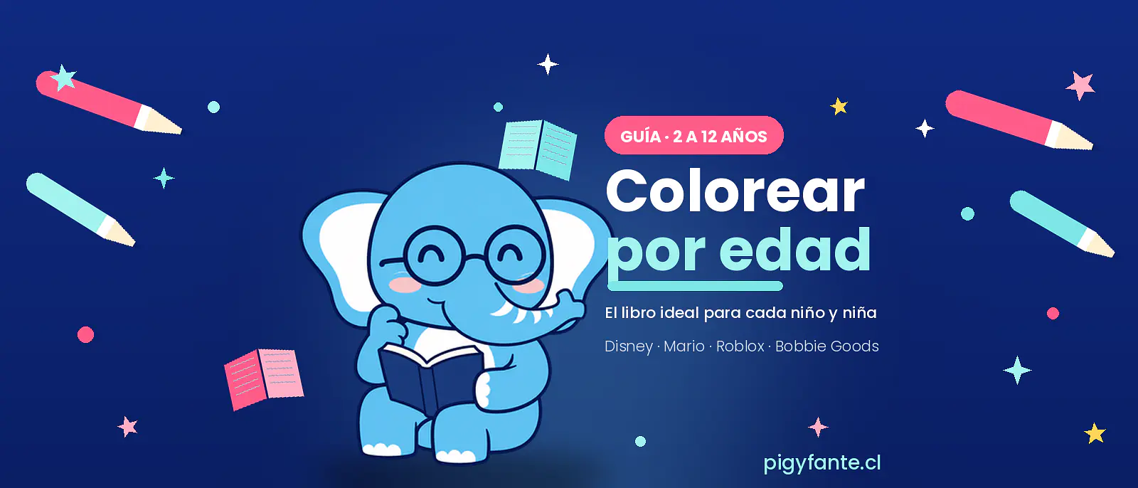 Libros para colorear según la edad: guía de 2 a 12 años