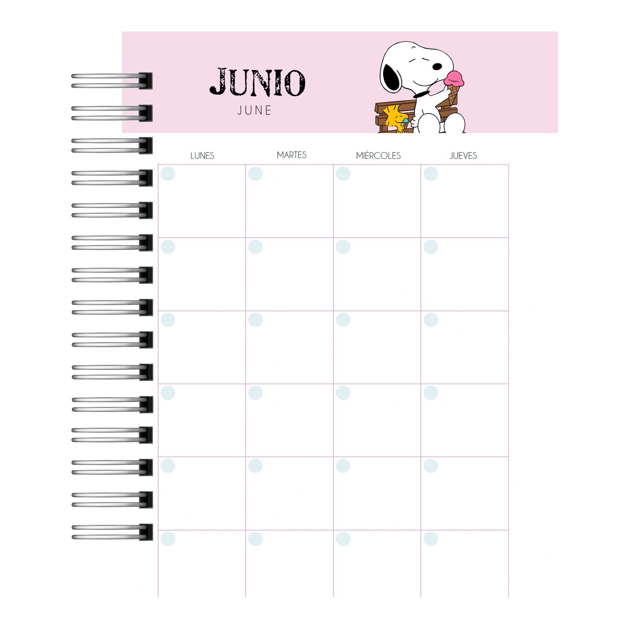 Agenda Snoopy 2027 11