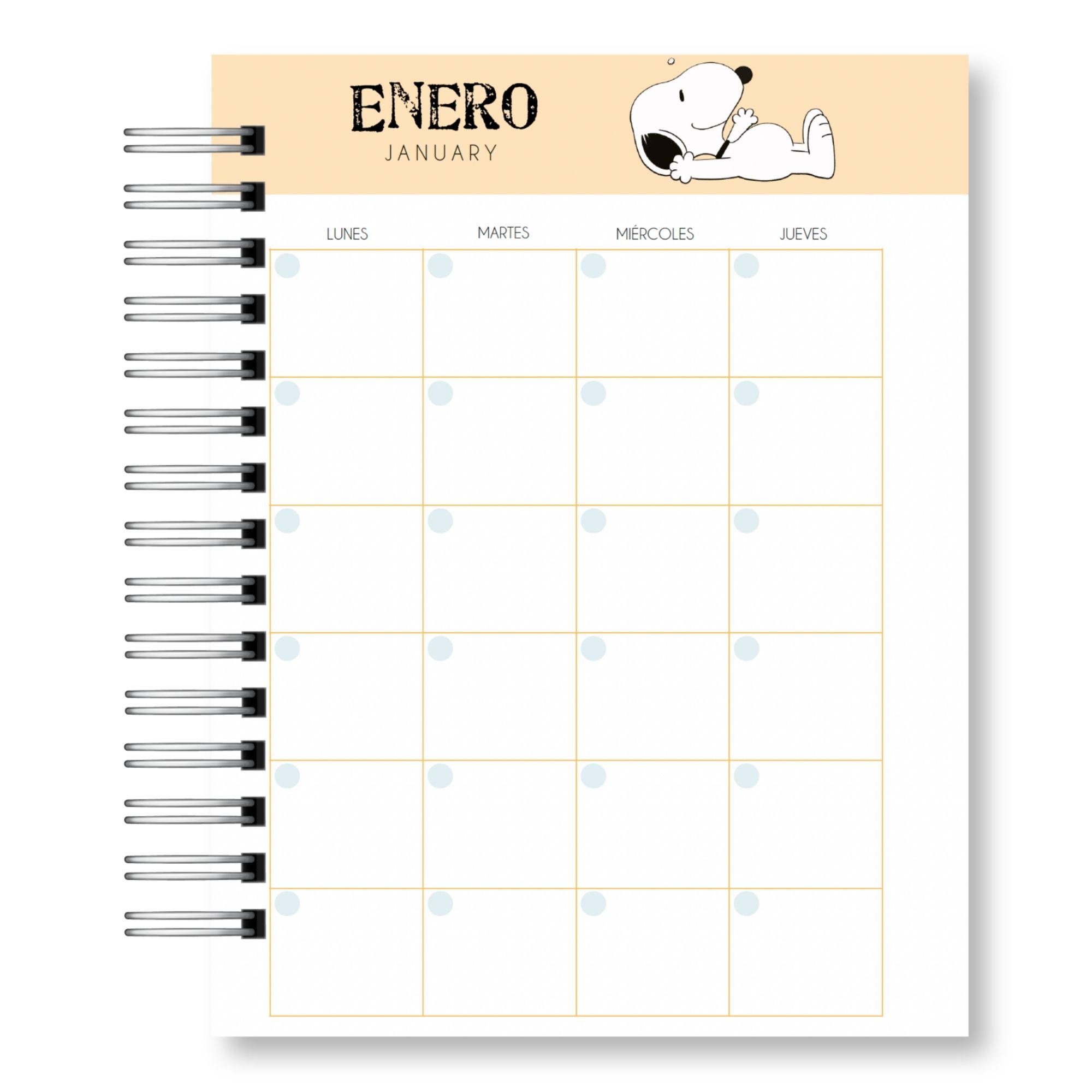 Agenda Snoopy 2027 8