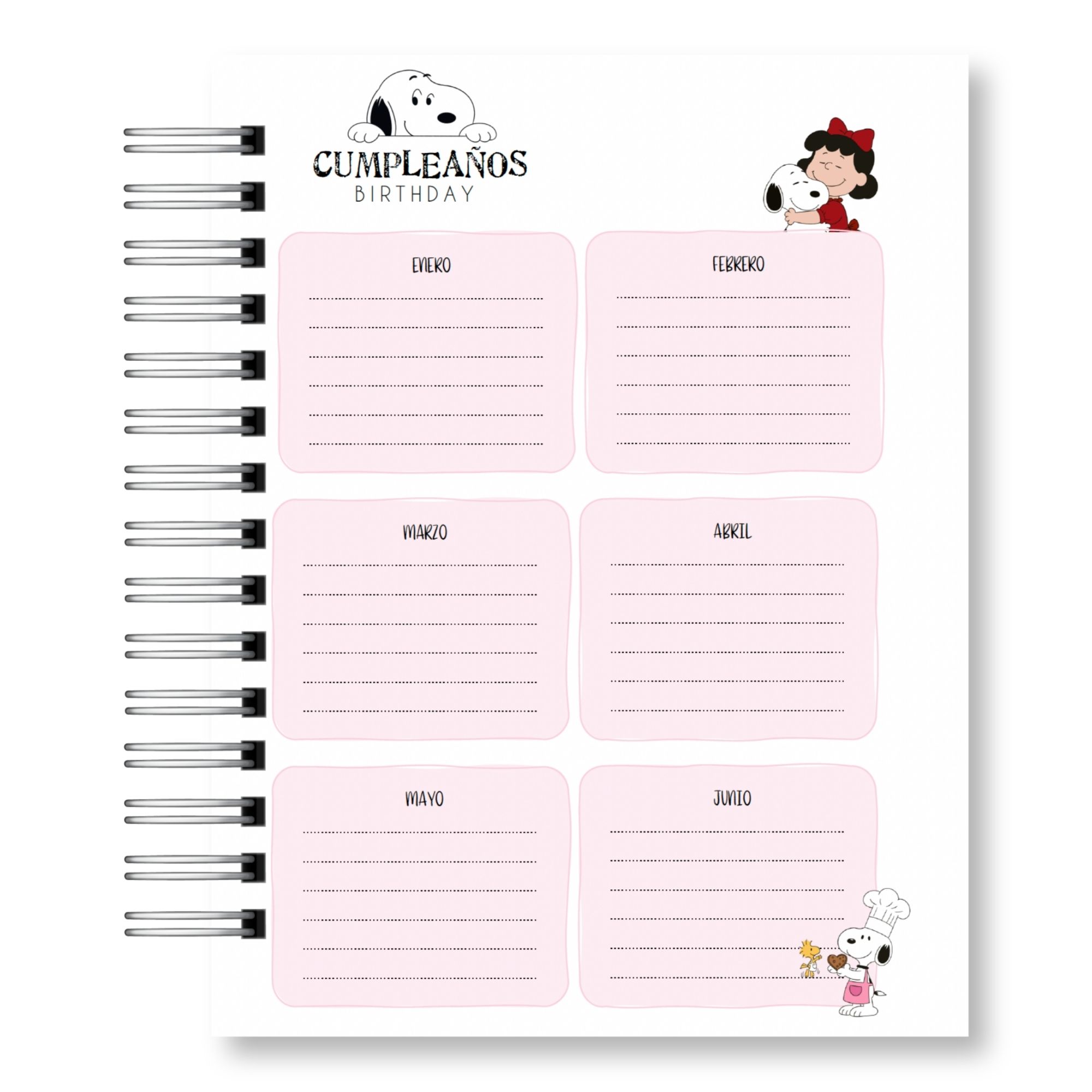 Agenda Snoopy 2027 5