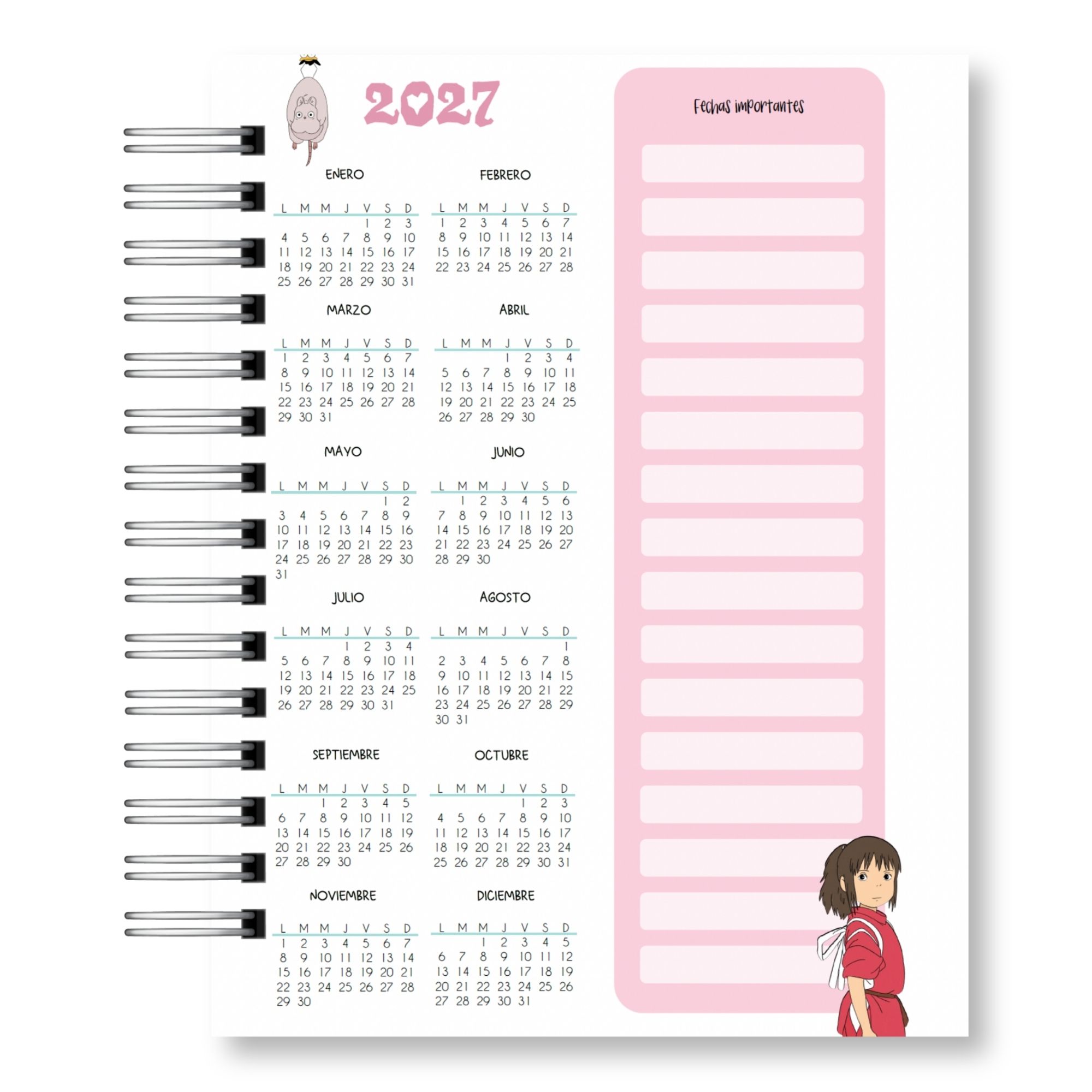 Agenda  El Viaje de Chihiro Studio Ghibli 2027 3