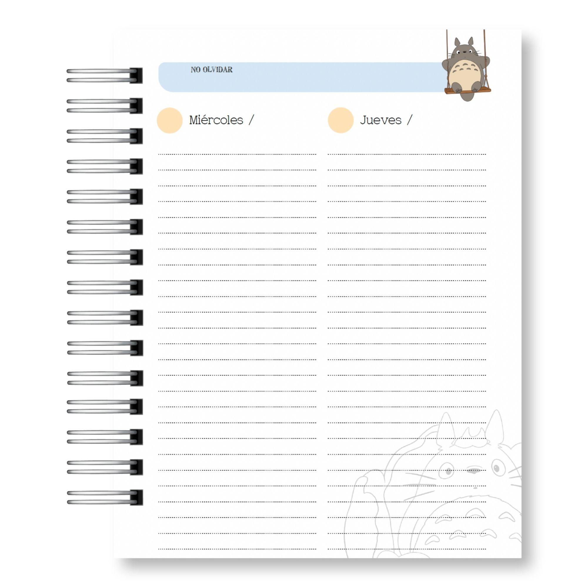 Agenda Mi Vecino Totoro Studio Ghibli 2027 11