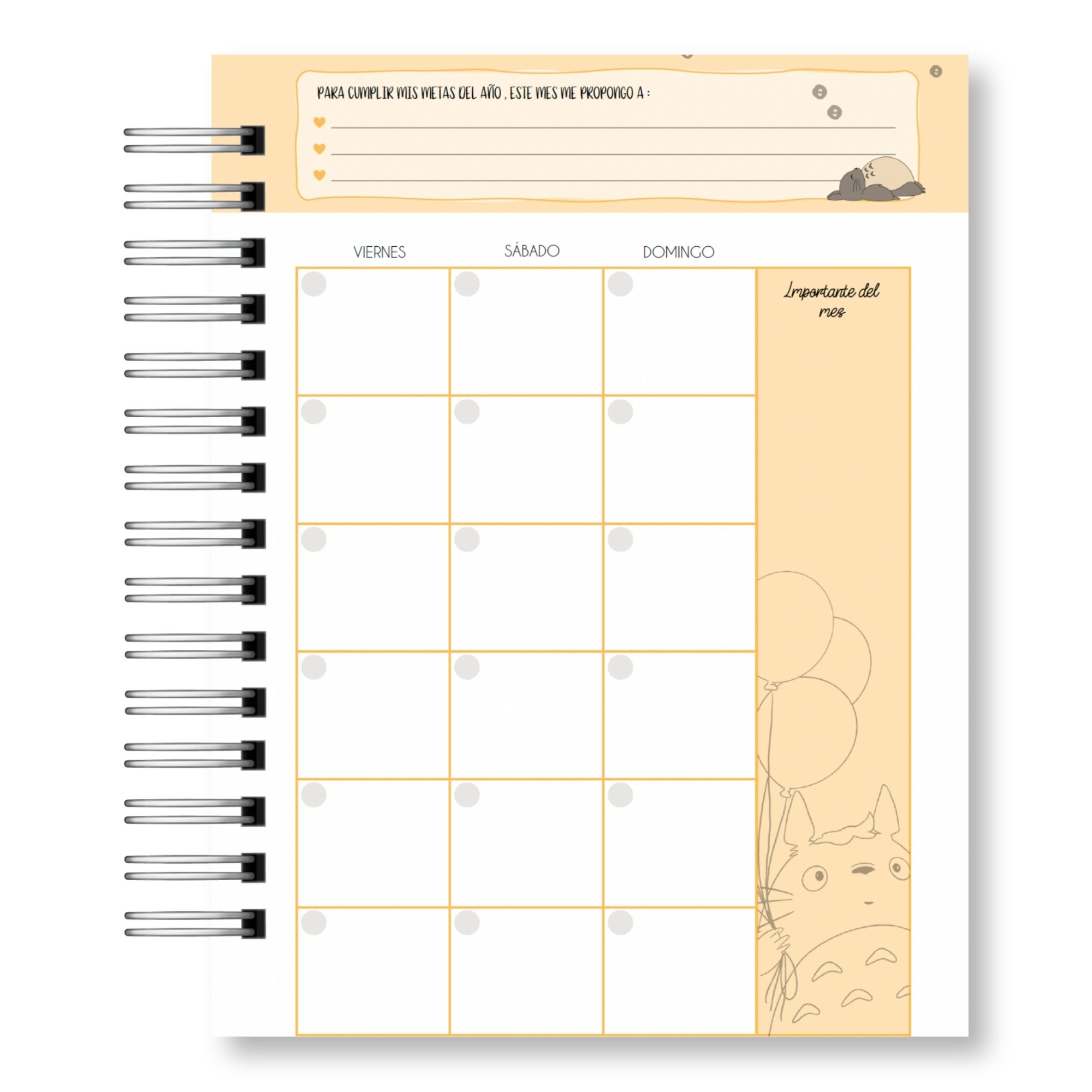 Agenda Mi Vecino Totoro Studio Ghibli 2027 9